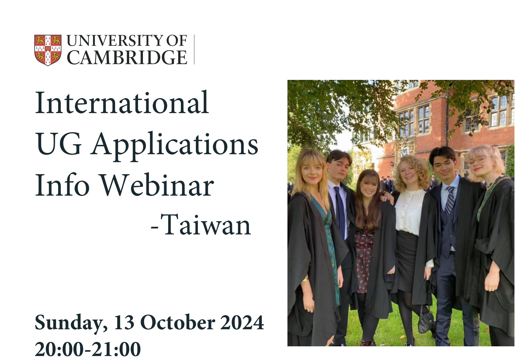 【Announcement 】University of Cambridge Counsellors Briefing & UG Application workshop